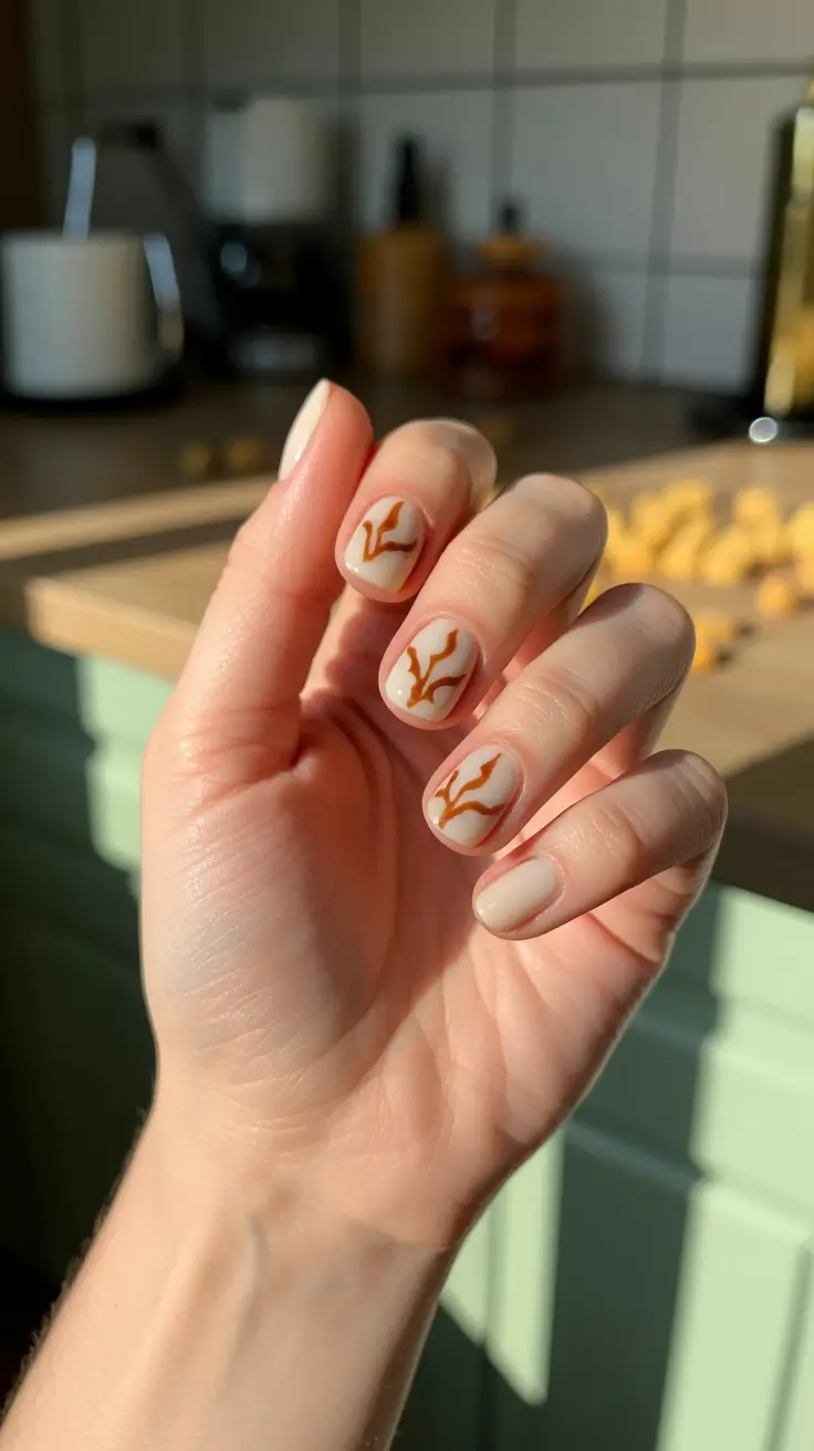 christmas nail color ideas 2025 cinnamon branch minimalism