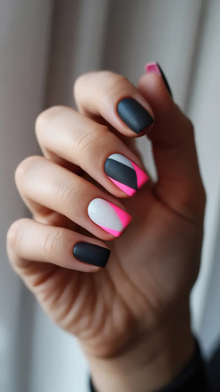 christmas nails 2025 neon night frost