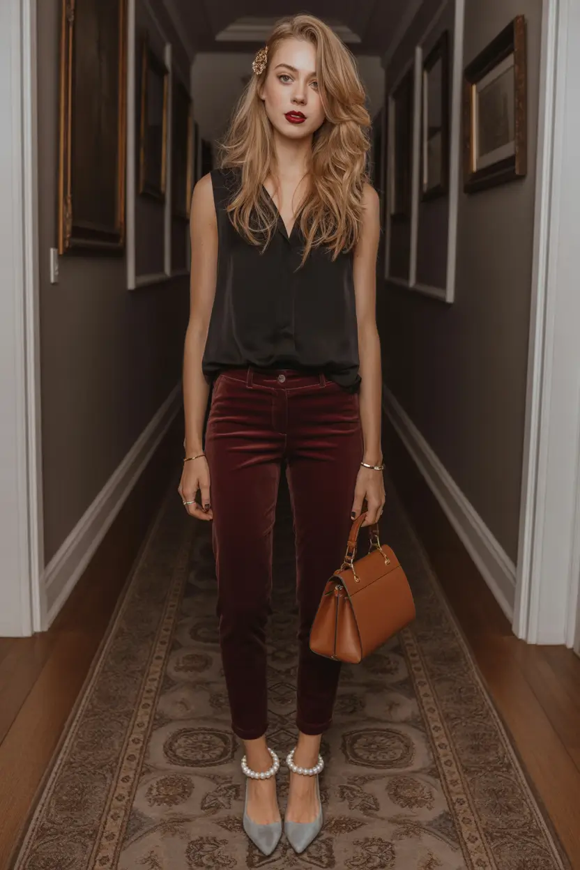 christmas outfit ideas 2025 Velvet Dreams and Holiday Grace