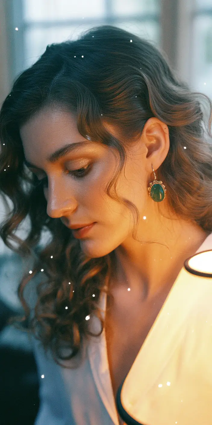 christmas party hairstyles velvet curls magic