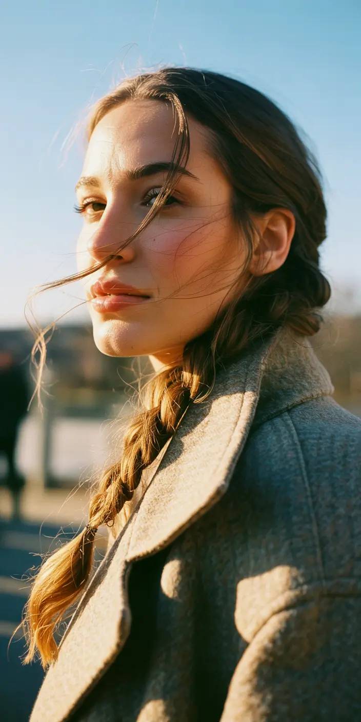 christmas party hairstyles twisted winter braids