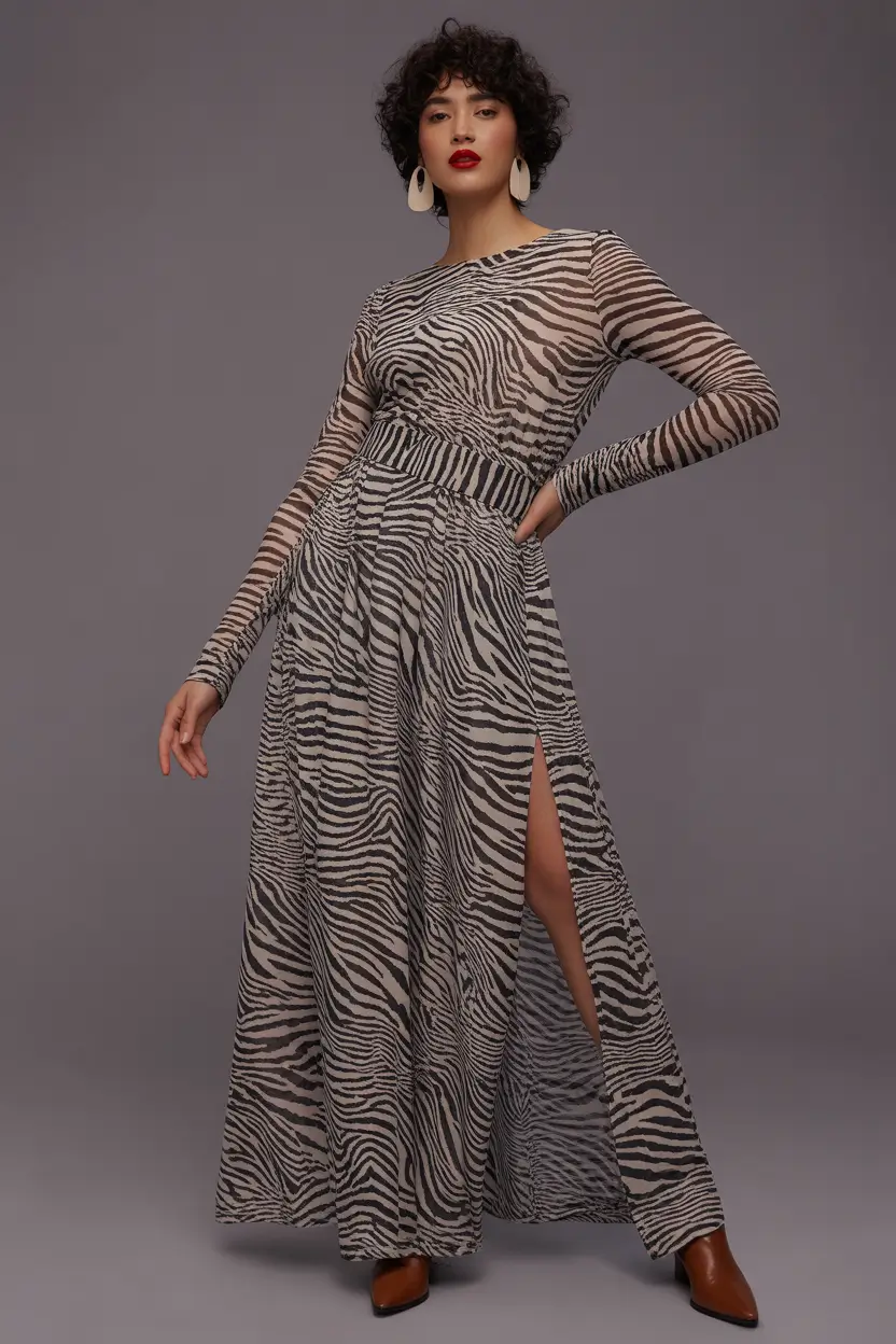 cute outfits 2026 Zebra Chic