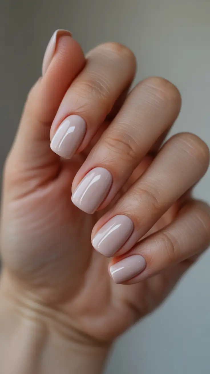 neutral winter nails Porcelain Nude Serenity