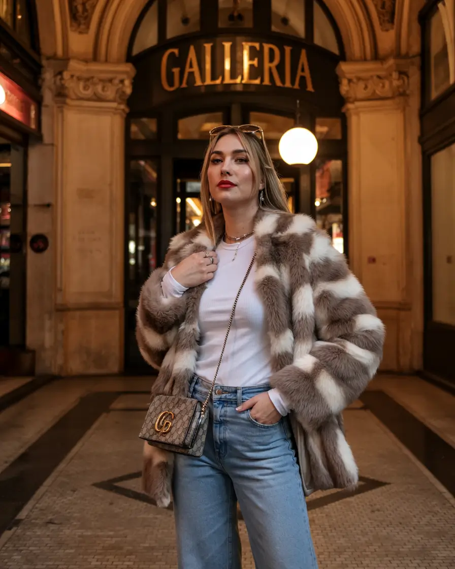 nyc winter outfits Playful Neutrals With a Retro Touch