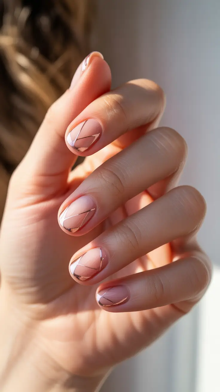 pink winter nails 2025-2026 soft linear glow