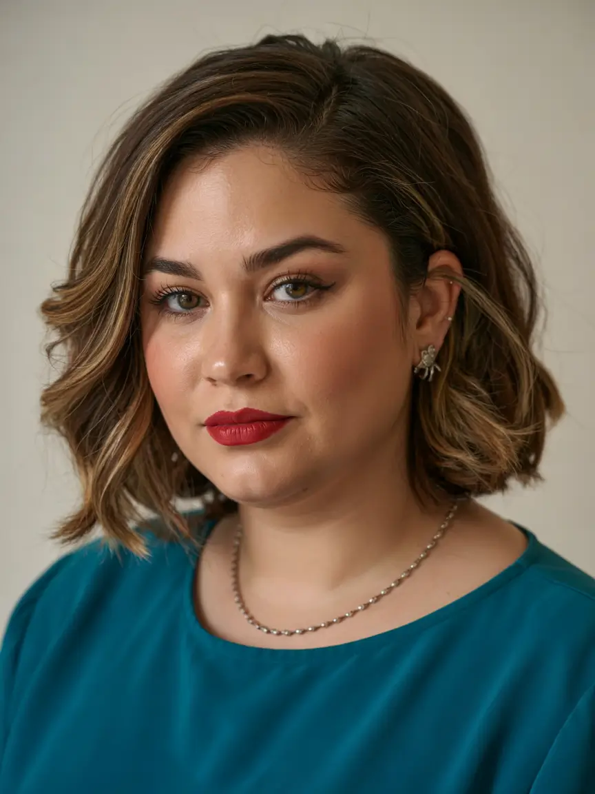 Winter Haircuts for Plus Size Women Classic Elegance with a Modern Twist