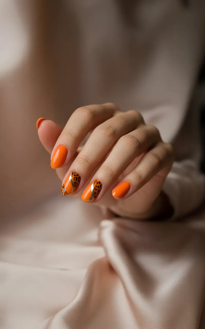 winter-nails-ideas-tangerine-confidence