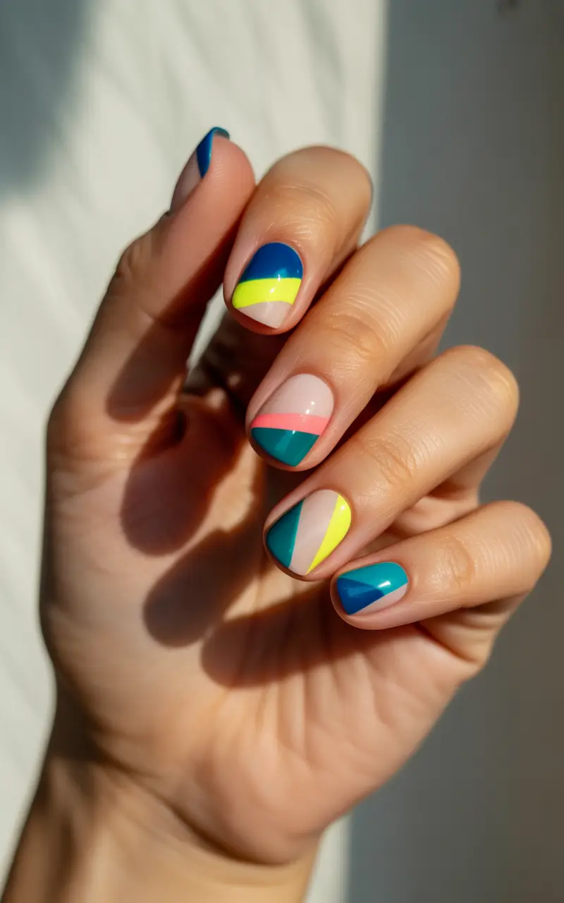 winter-nails-ideas-neon-ice-geometry