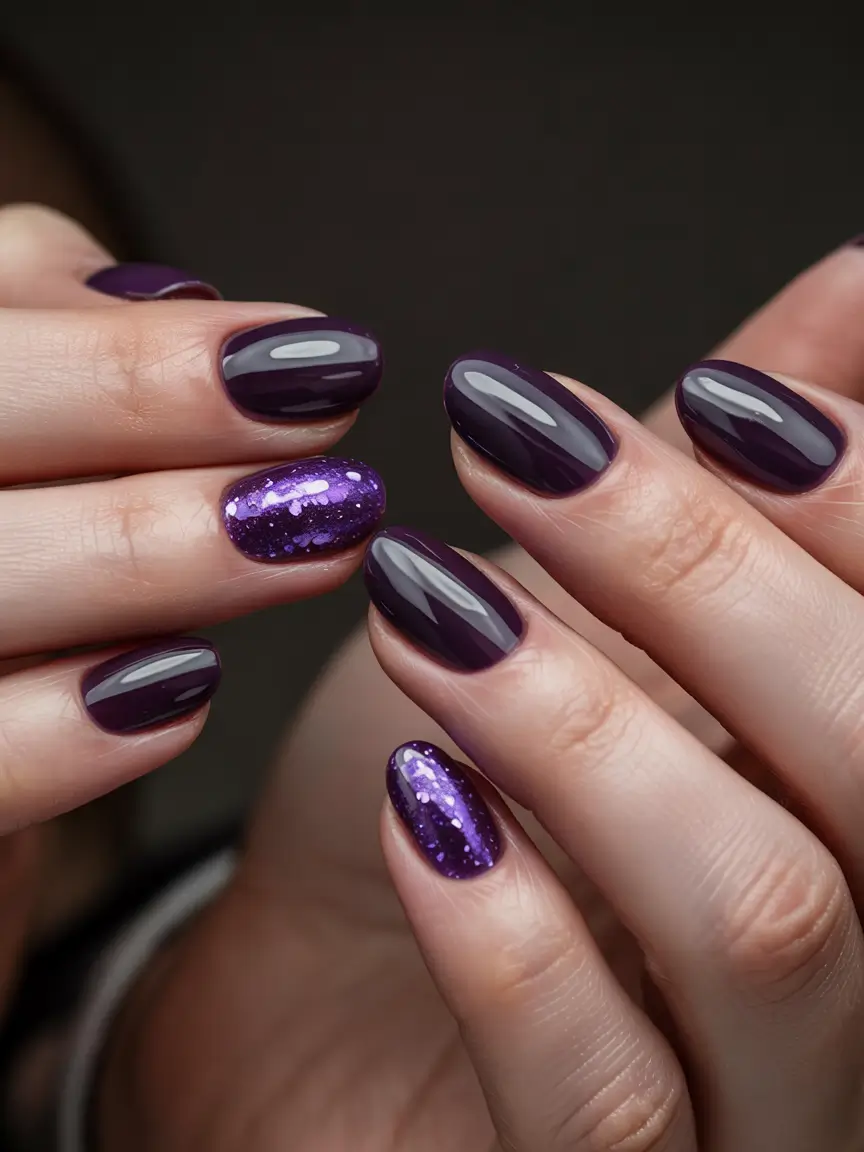 dark-winter-nail-colors-regal-purple-accent-play