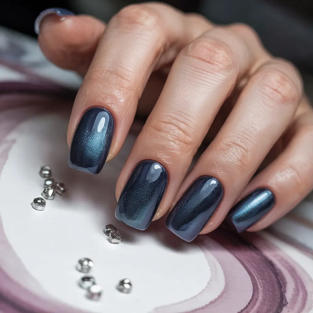 dark-winter-nail-colors-midnight-magnet-glow