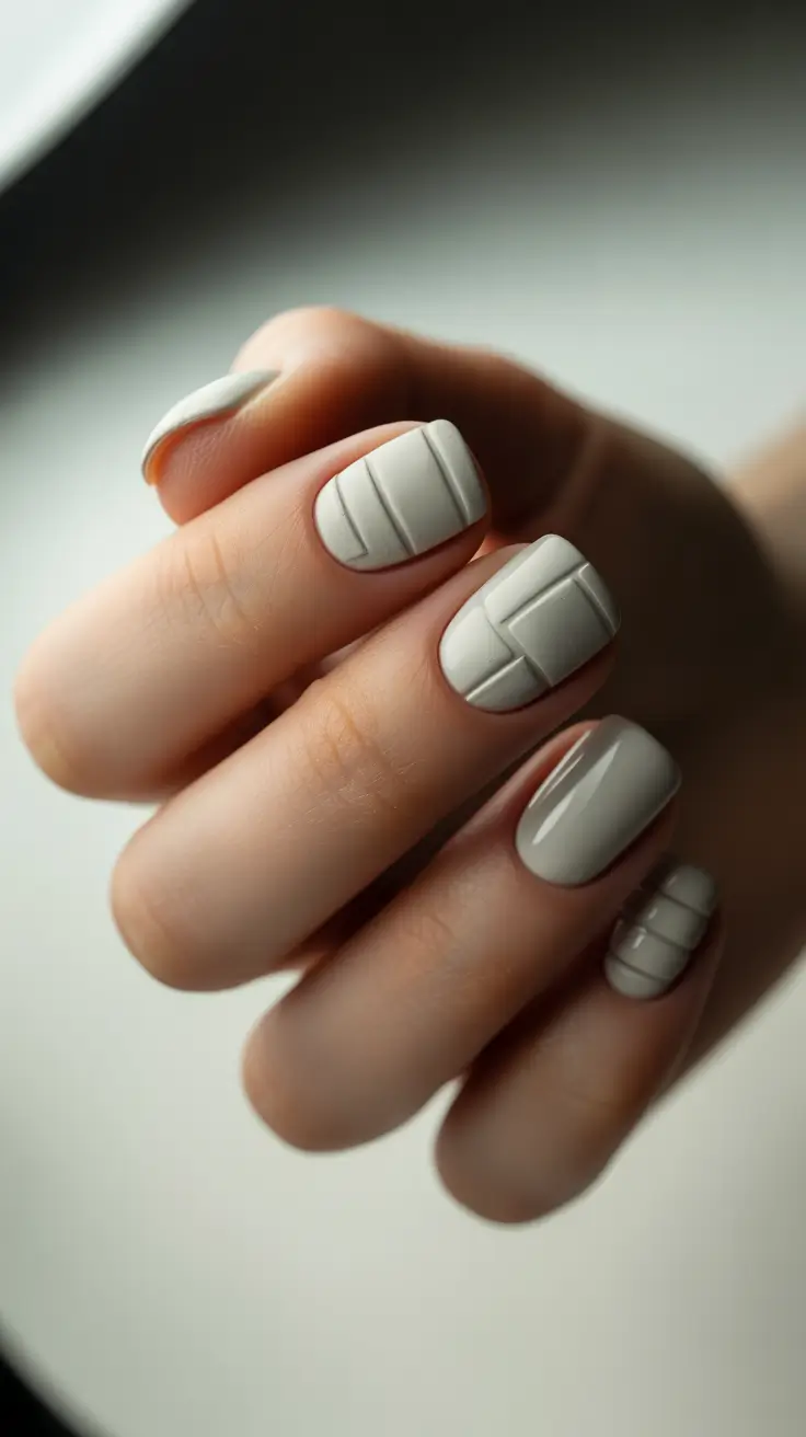 white christmas nails 2025 matte winter panels