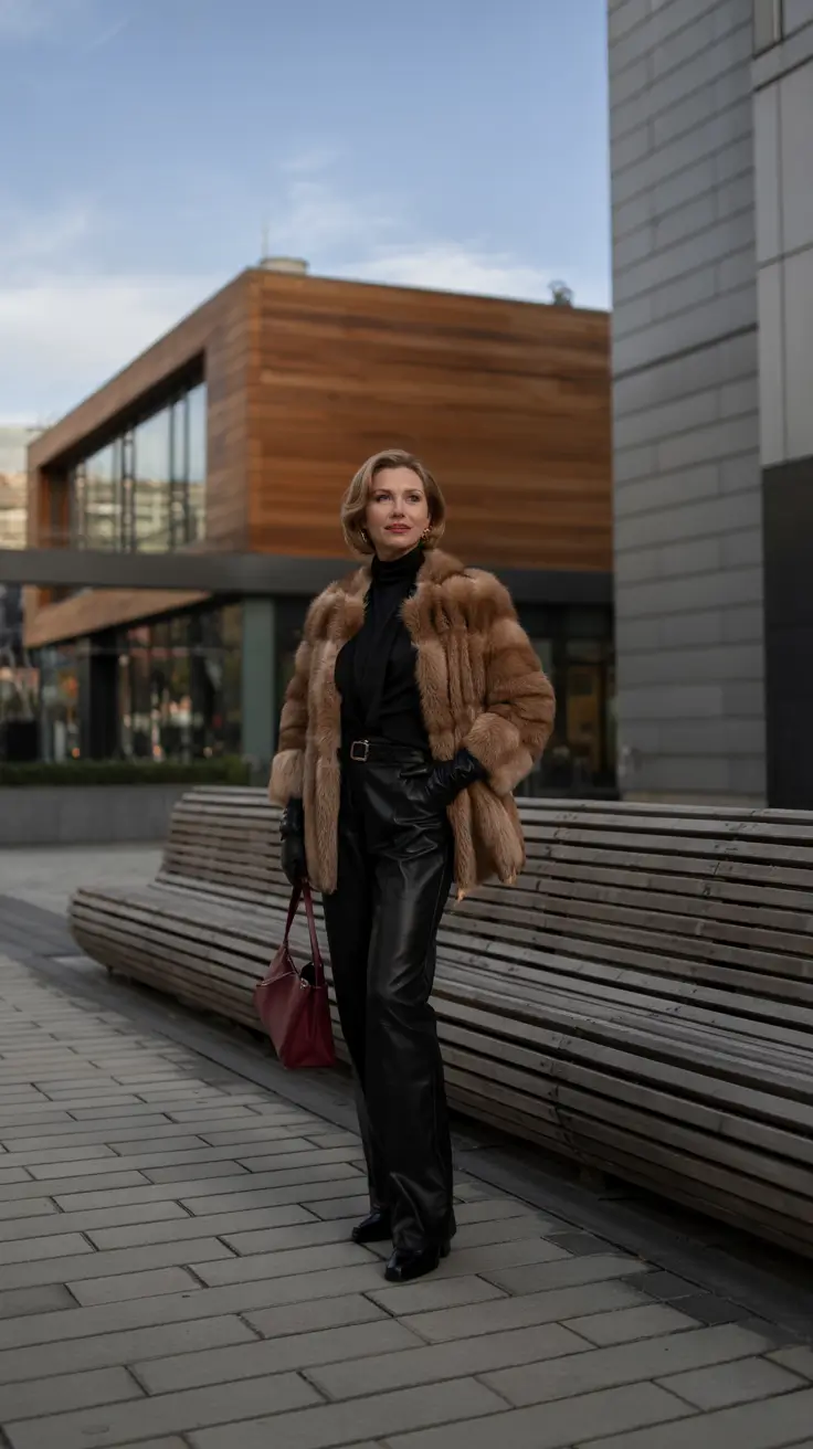 winter going out outfit ideas Old Money Winter Glam