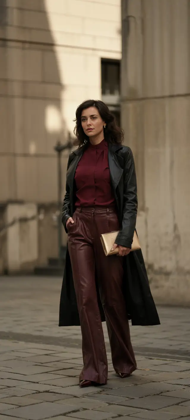 winter going out outfit ideas Cozy Street Vibes With a Glam Touch