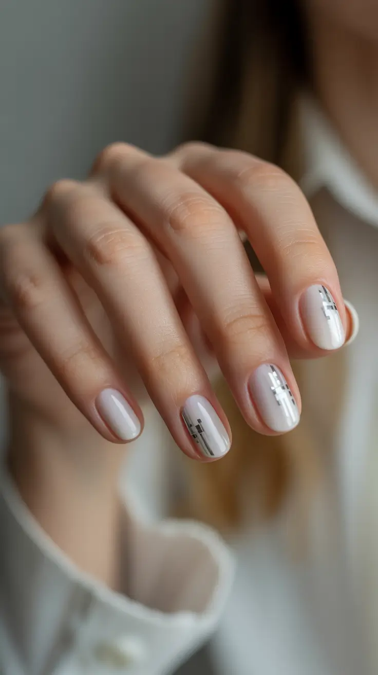 winter almond nails 2025-2026 Silver Frost Minimalism