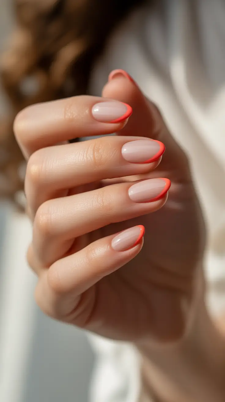 winter color nails 2025-2026 scarlet outline elegance