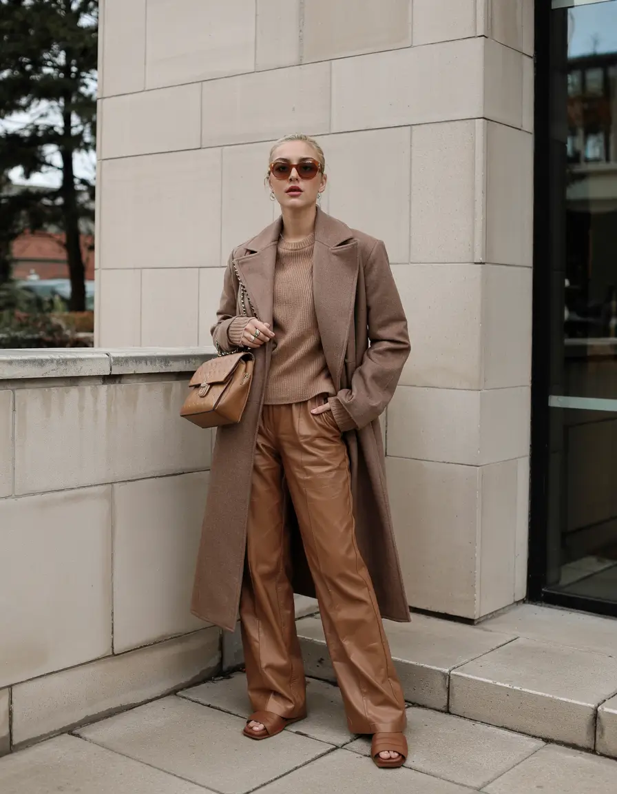 winter fits All About Caramel Tones