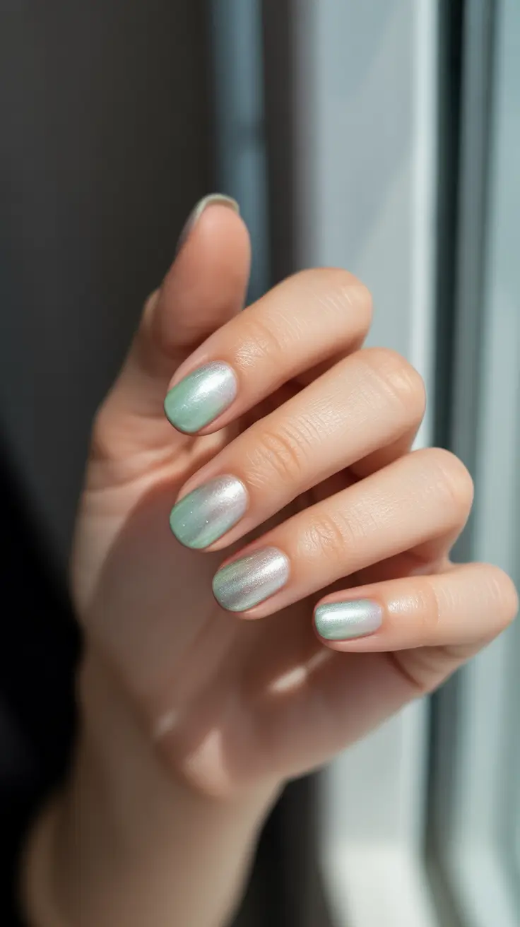 winter gel nails 2025-2026 soft frost glow