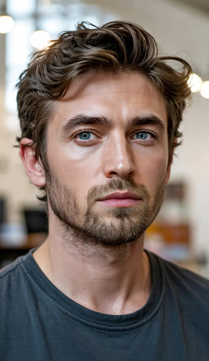winter haircuts for men Textured Medium Volume