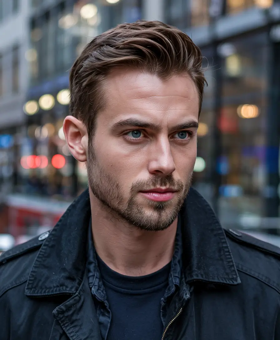 winter haircuts for men Urban Sleek Sweep