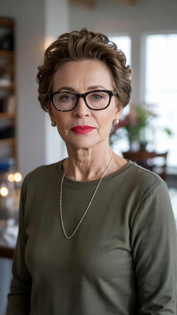 winter haircuts for women over 60 textured crop with lifted crown
