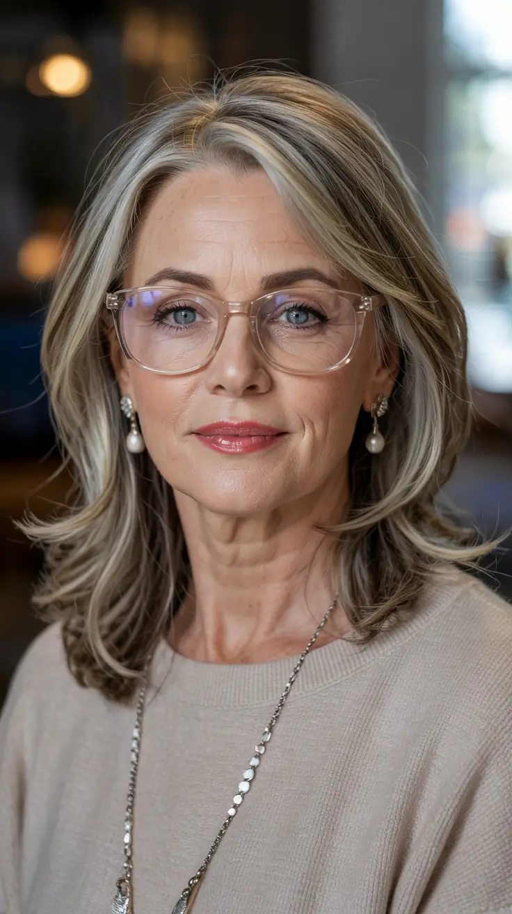 winter haircuts for women over 60 warm toned layers with subtle volume