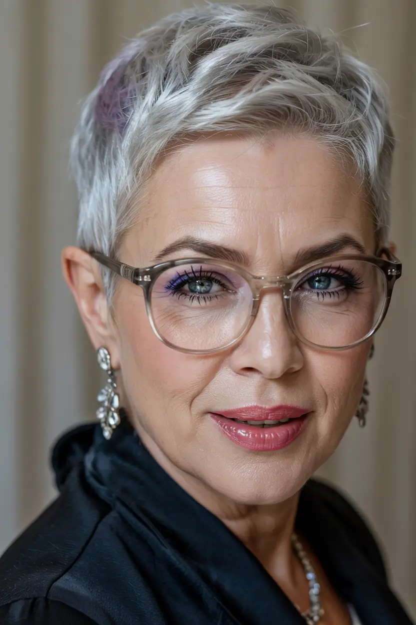 winter haircuts for women over 60 textured pixie with a bold attitude