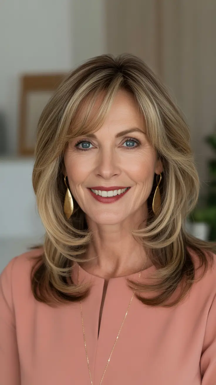 winter hairstyles and color for women over 50 soft-curtain-layers-with-natural-dimension