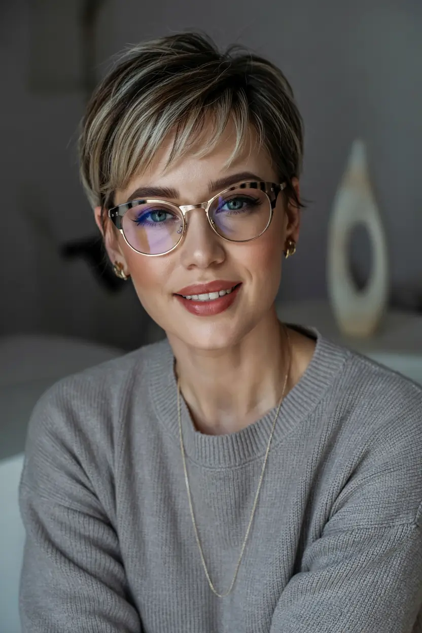 winter pixie haircuts 2025 - 2026 Chic Layered Pixie with Soft Fringe