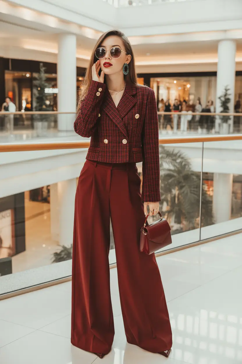 outfits ideas Polished Power Red