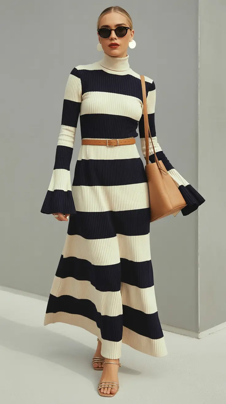 outfits ideas Striped Serenity