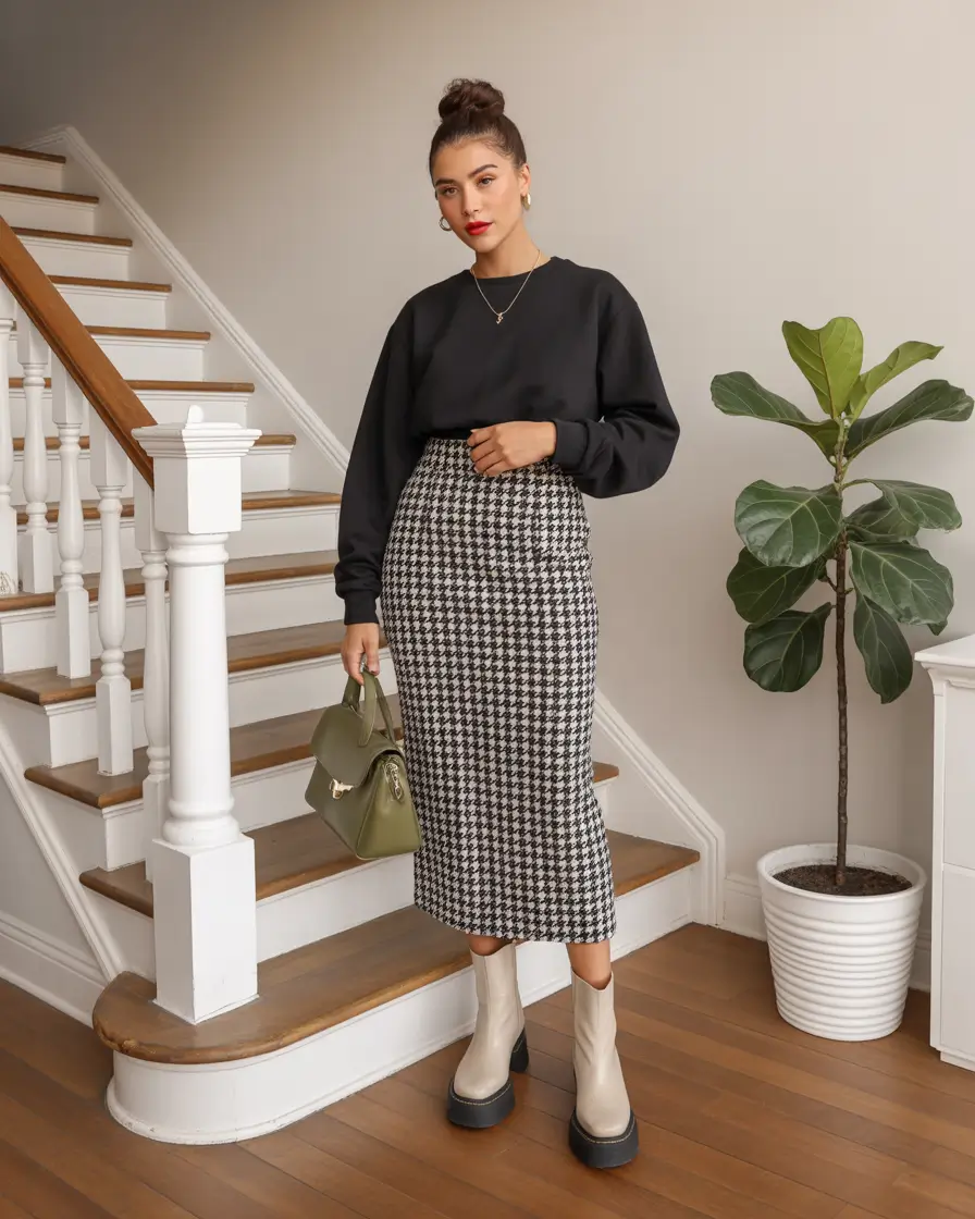 outfits ideas Monochrome Ease