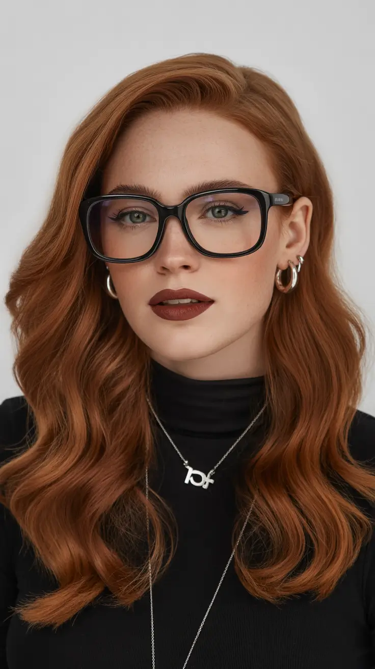 auburn hair color modern auburn waves intellectual edge