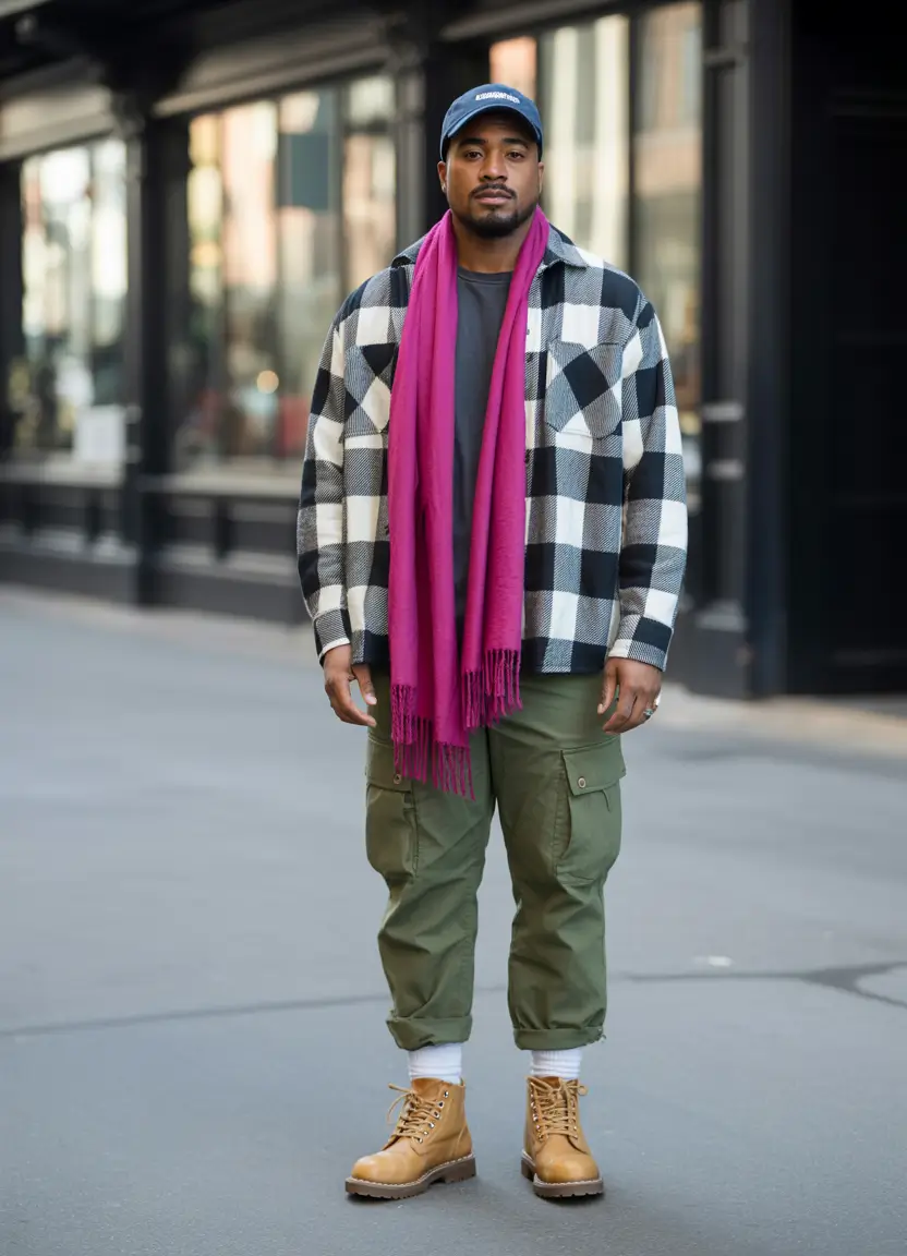 Best outfits for men 2026 Utility Layers With a Statement Scarf