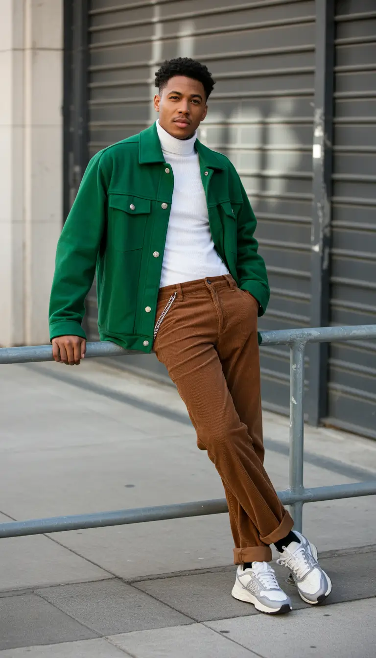 Best outfits for men 2026 Evergreen Cool With Retro Corduroy