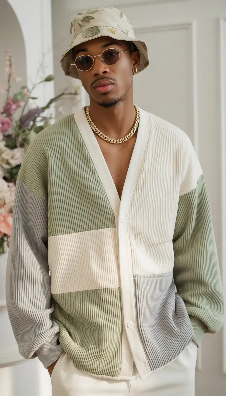 Best outfits for men 2026 Soft Pastel Blocks and Relaxed Detail