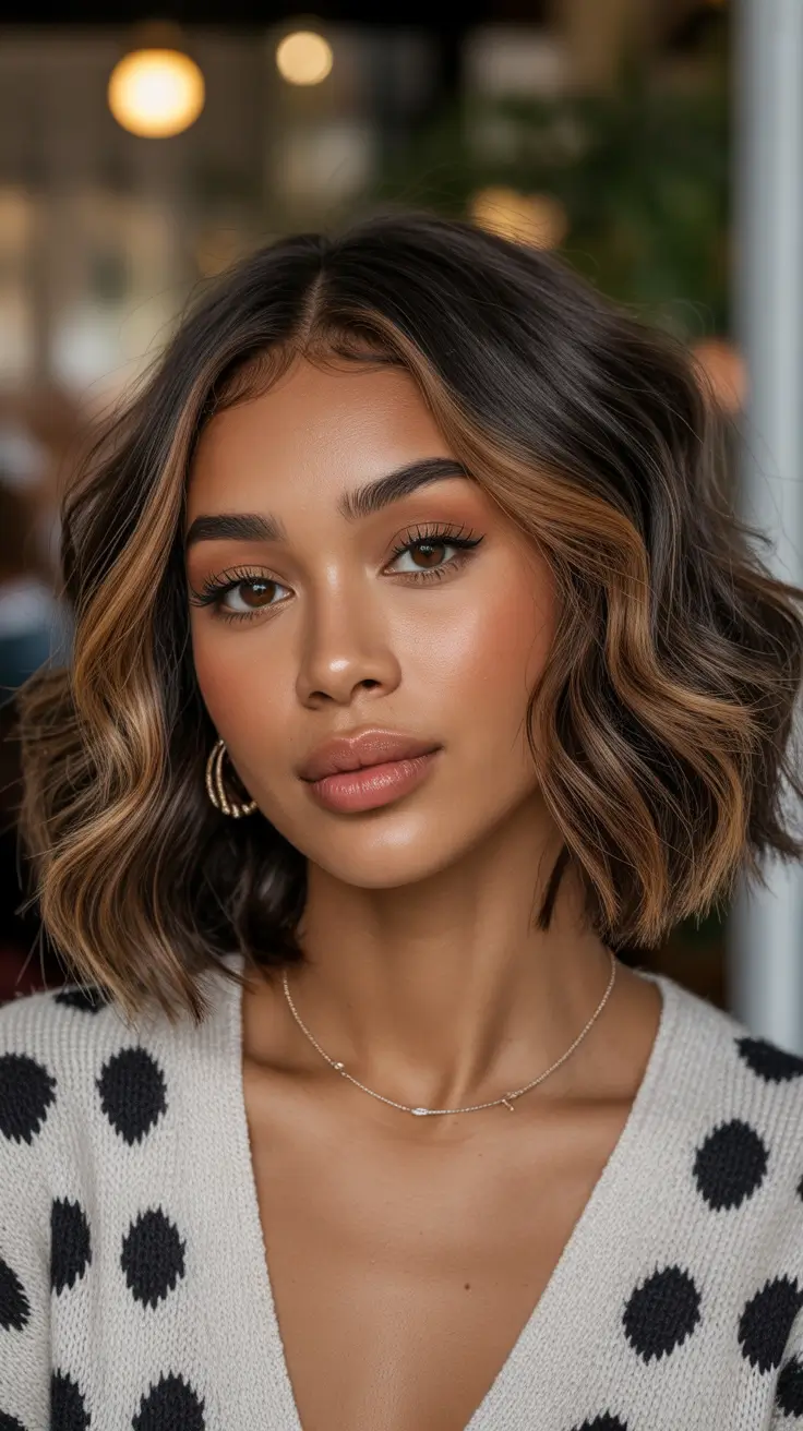 brown hair colors 2026 golden mocha bob