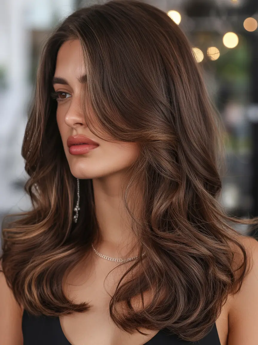 brown hair colors 2026 soft espresso layers