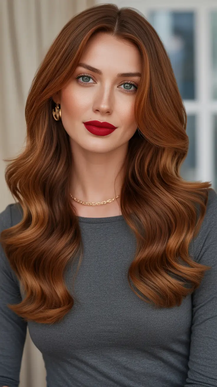 brown hair colors 2026 cinnamon golden brunette