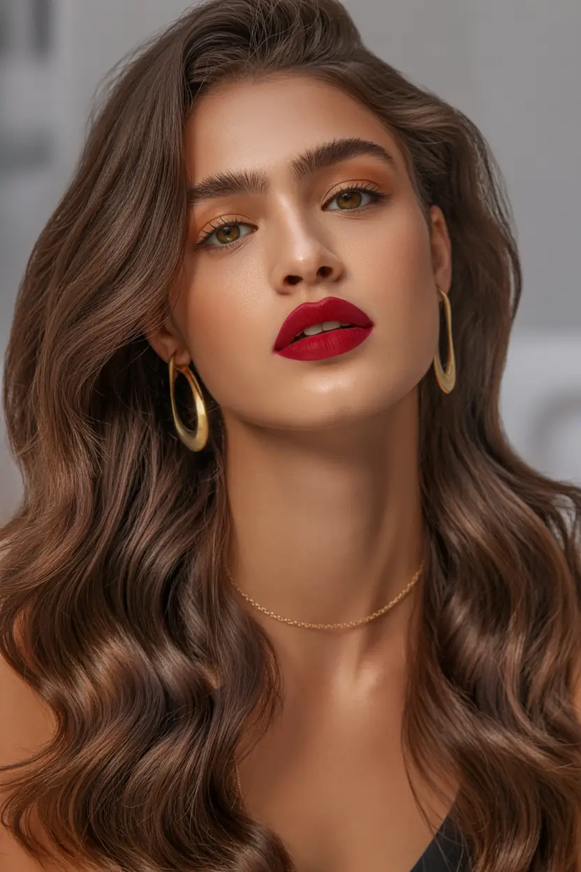 brown hair colors 2026 light golden brunette