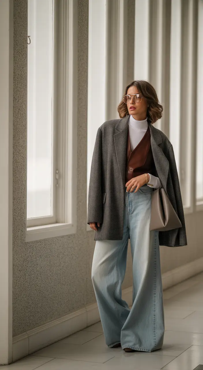 Comfortable pregnancy outfits 2026 Relaxed Layers With Structure