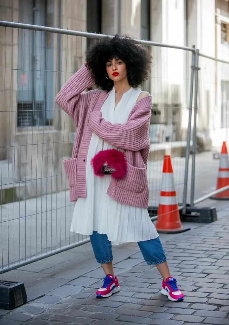 mom outfits Playful Layers and City Energy