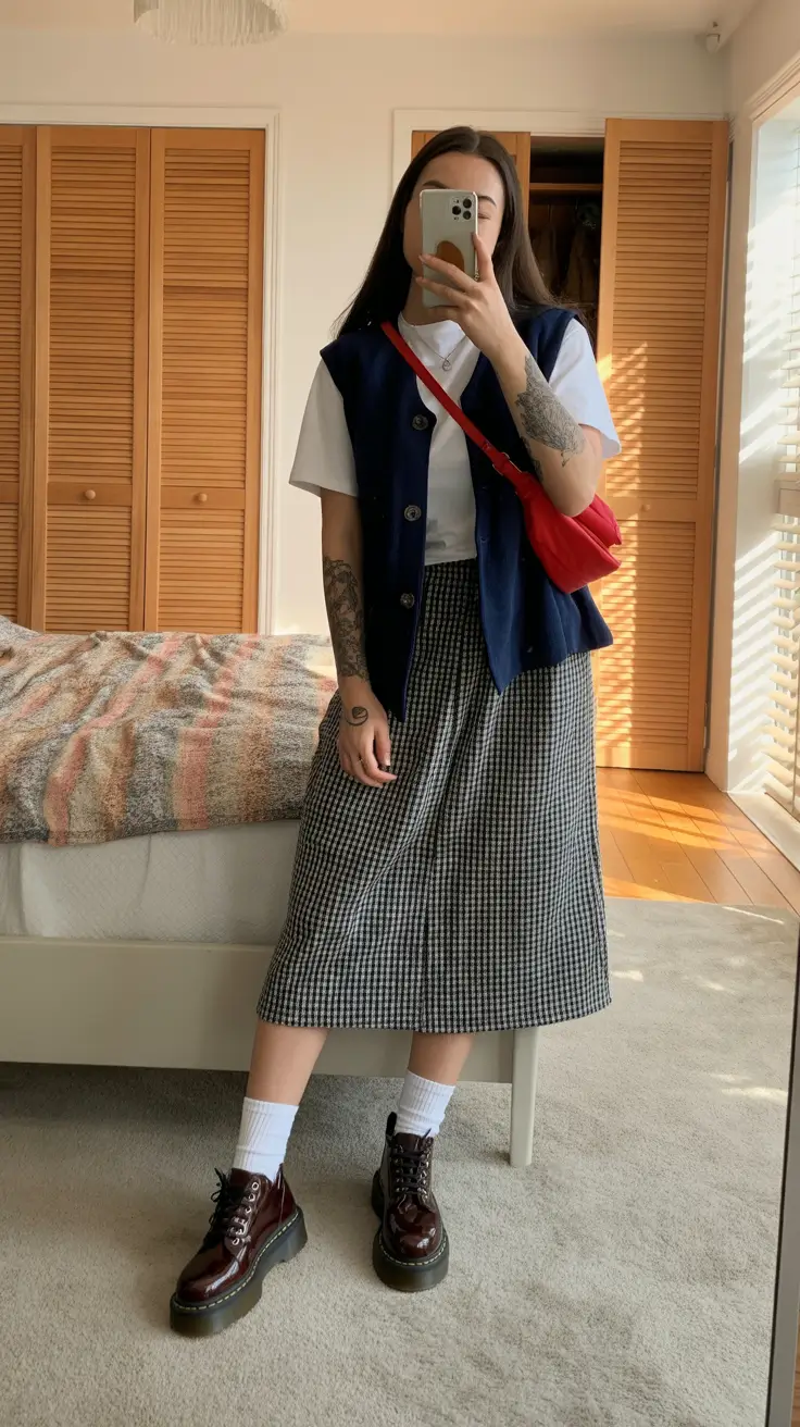 mom outfits Modern Preppy Cool