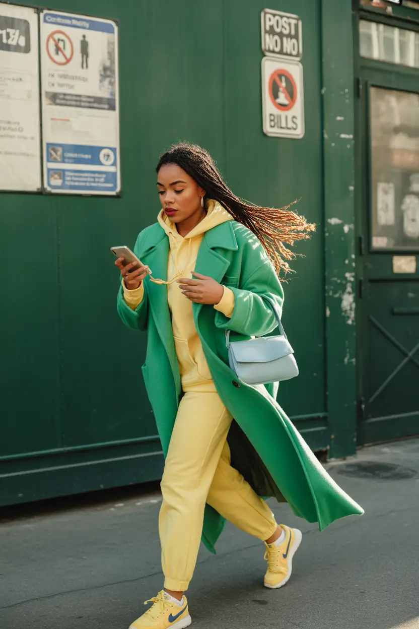 comfy outfits Bright Street Layers With Sporty Ease