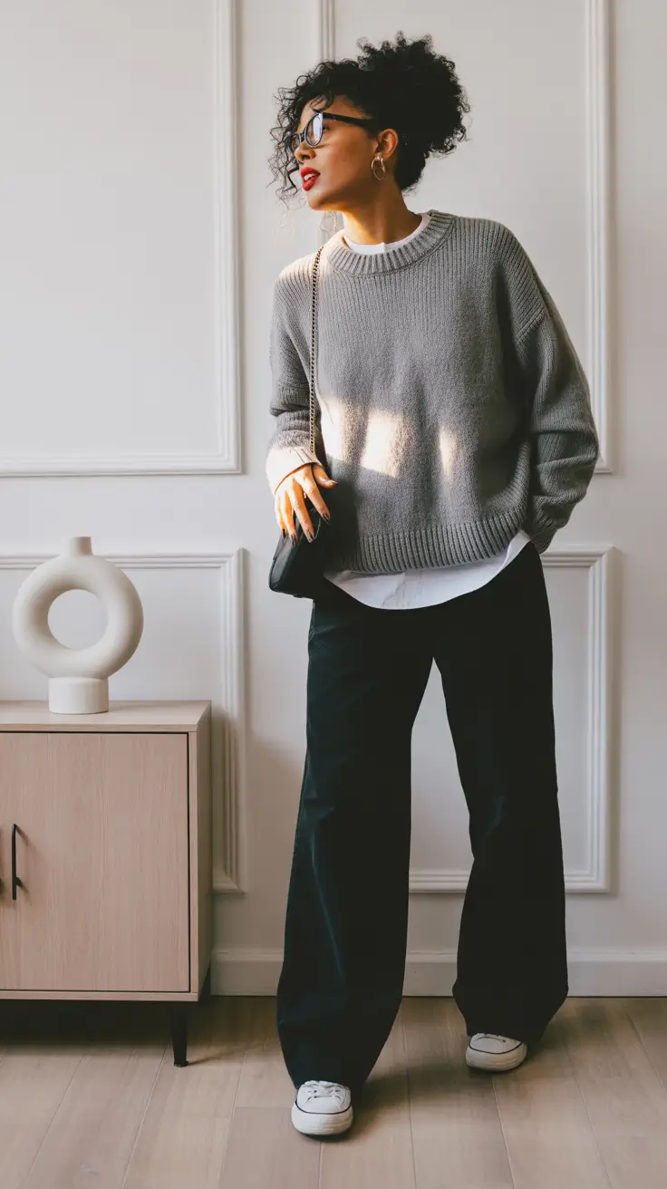 comfy outfits Neutral Layers for Everyday Ease