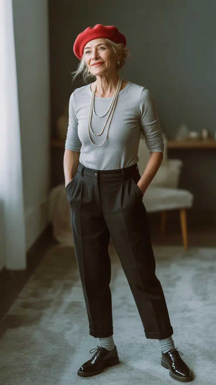 Elegant outfits for women over 50 in 2026 Parisian Inspired Elegance with a Modern Twist