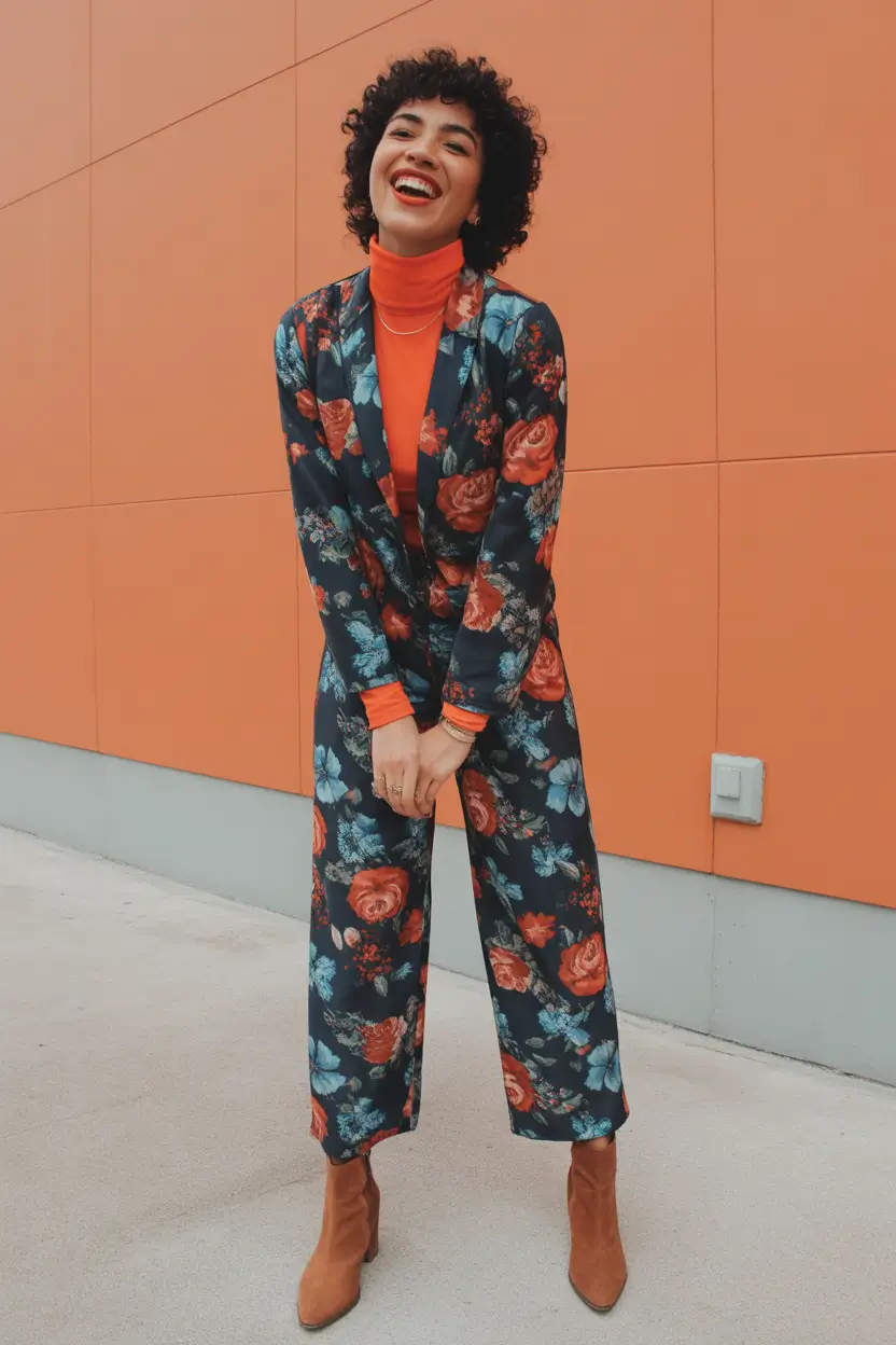 fashion outfits for women 2026 Floral Boldness in Motion