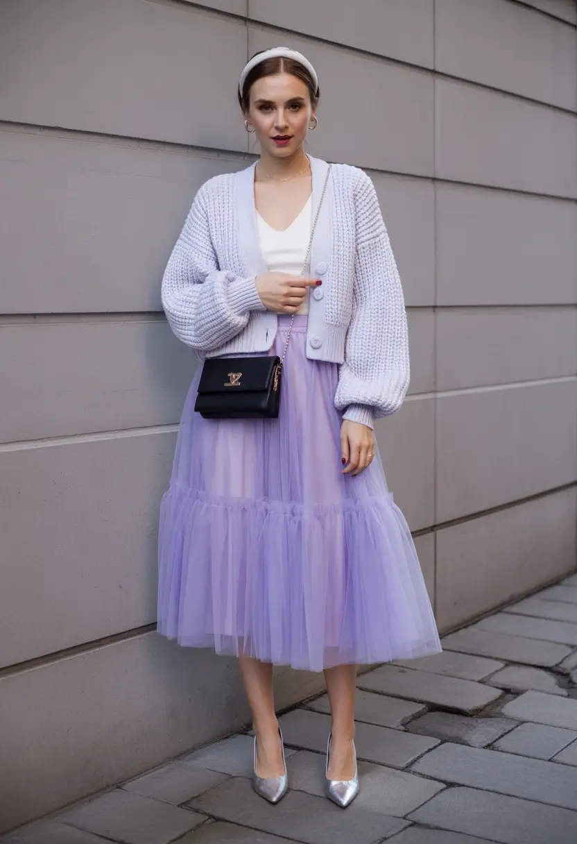 fashion outfits for women 2026 Whimsical Romance in Lavender