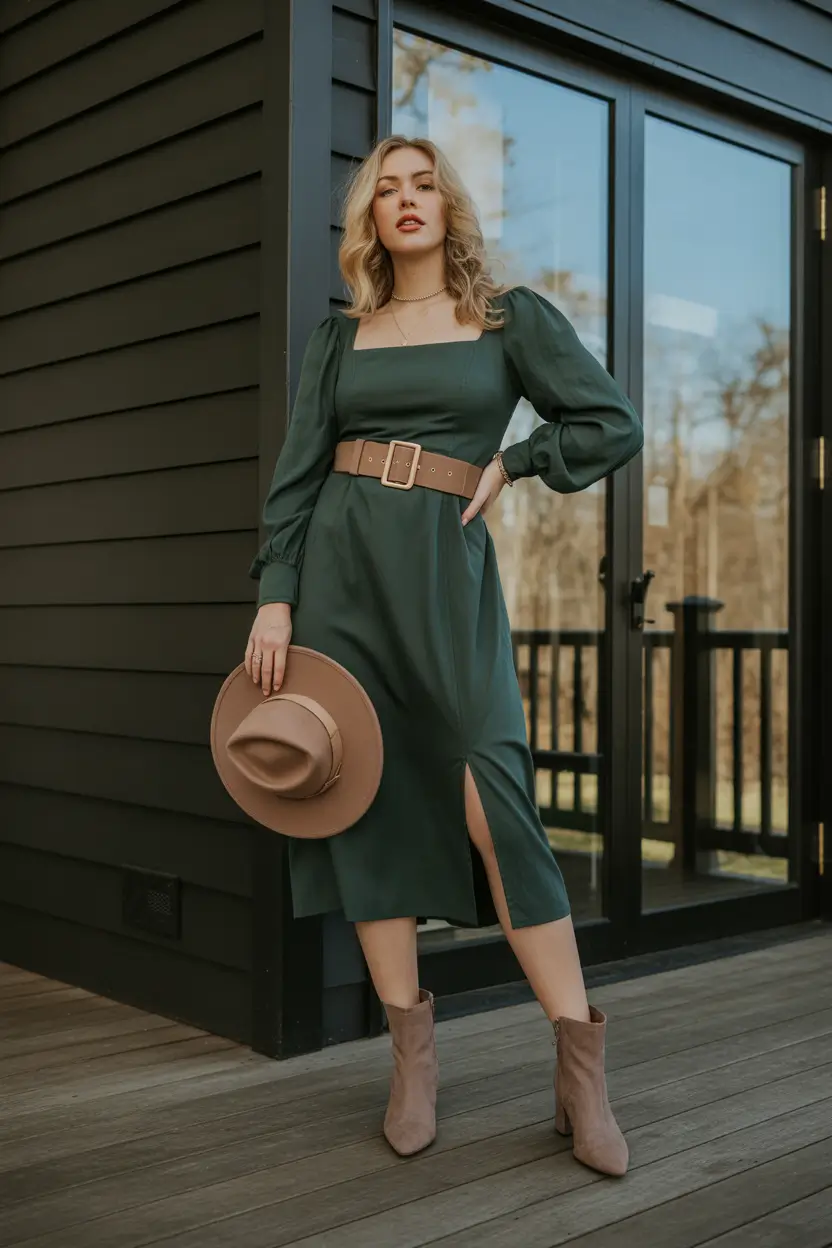 fashion outfits for women 2026 Emerald Serenity