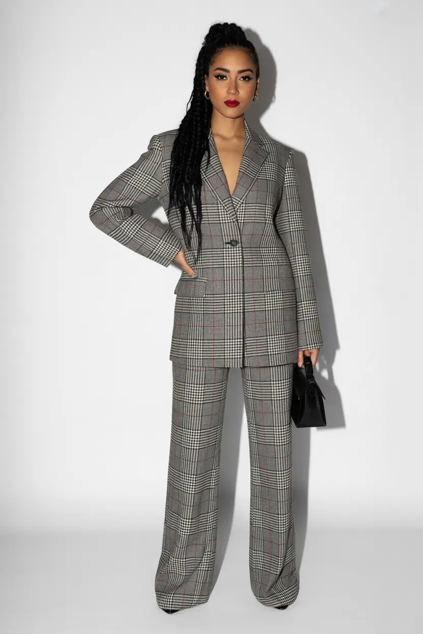 fashion outfits for women 2026 Heritage Plaid Revival