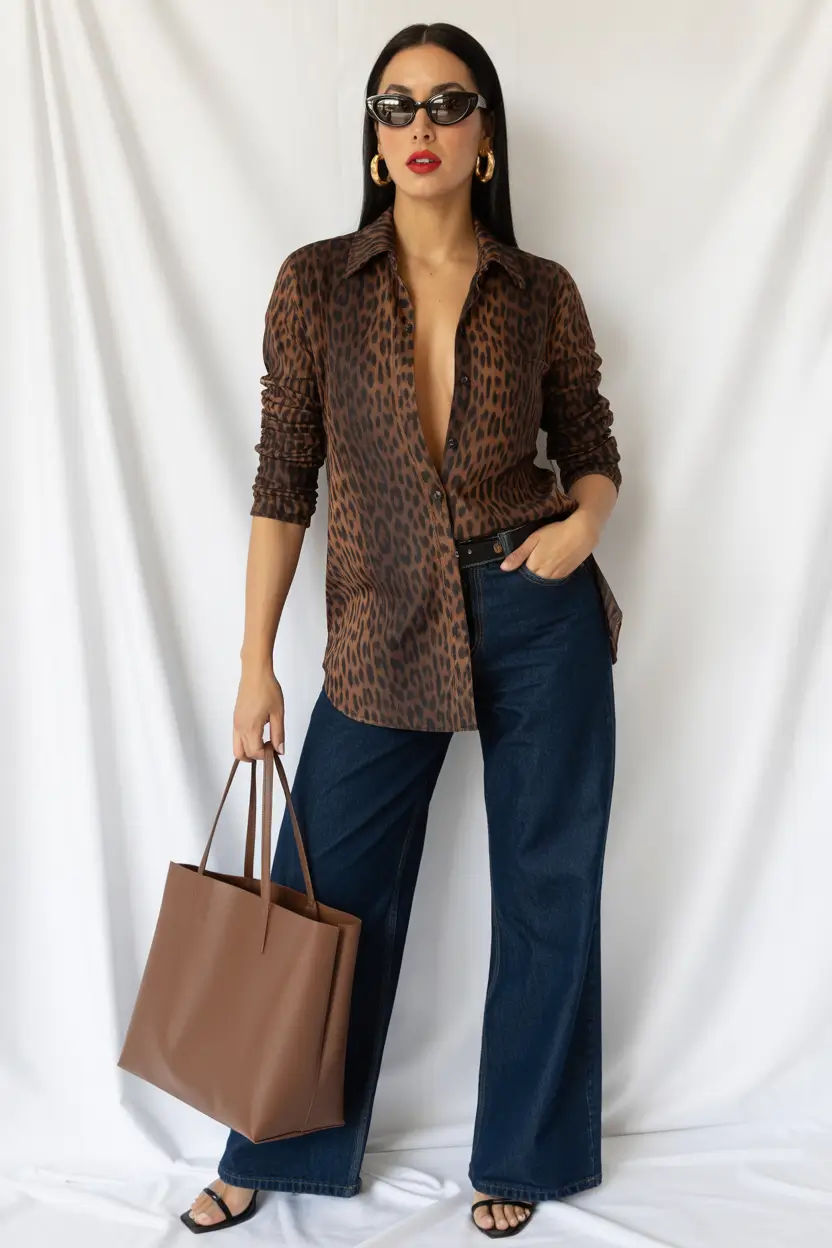 fashion outfits for women 2026 Wild Confidence in Leopard